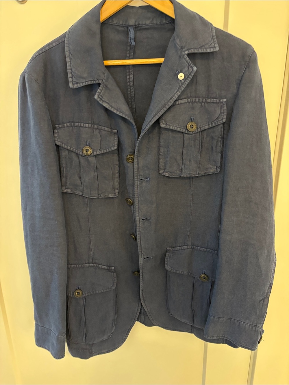 Men's Slate Blue Safari Jacket